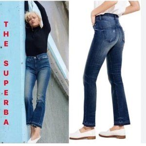 AYR Superba High Rise Kick-Flare Ankle Jeans